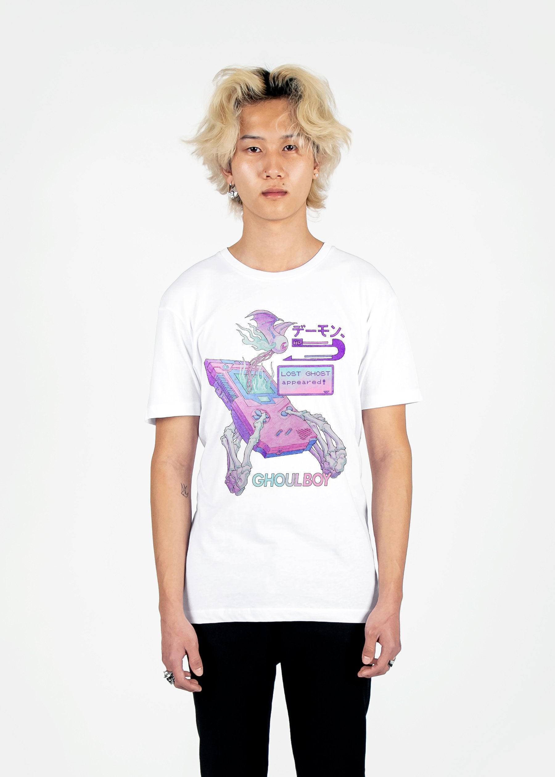 Ghoulboy Tee Graphic Tee Vapor95 White S