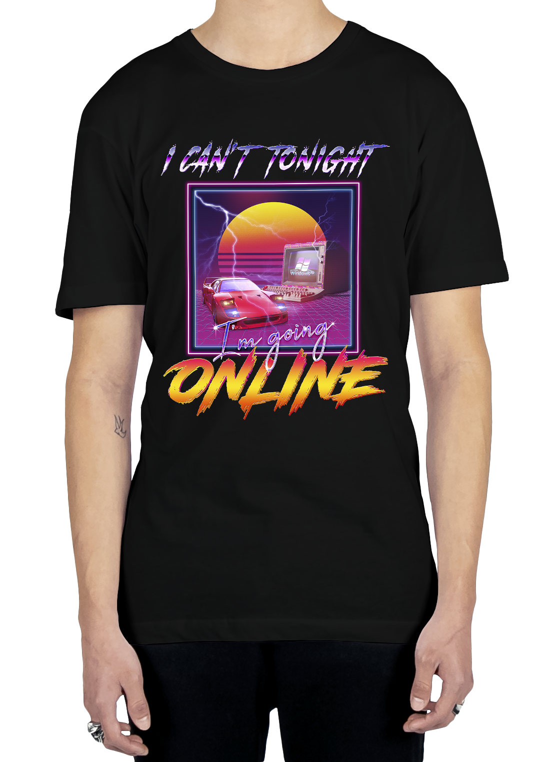 Going Online Tee Graphic Tee DTG