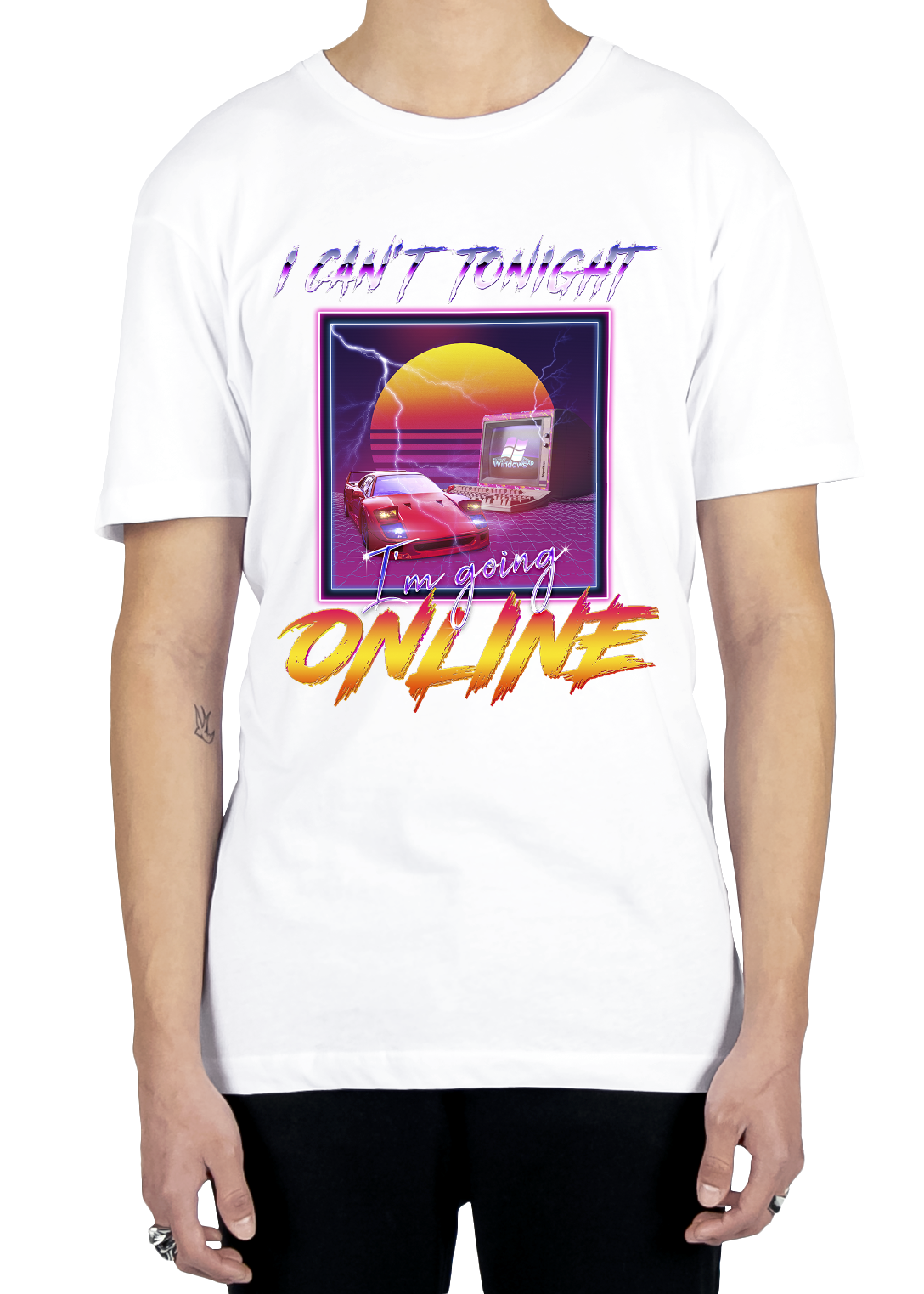 Going Online Tee Graphic Tee DTG