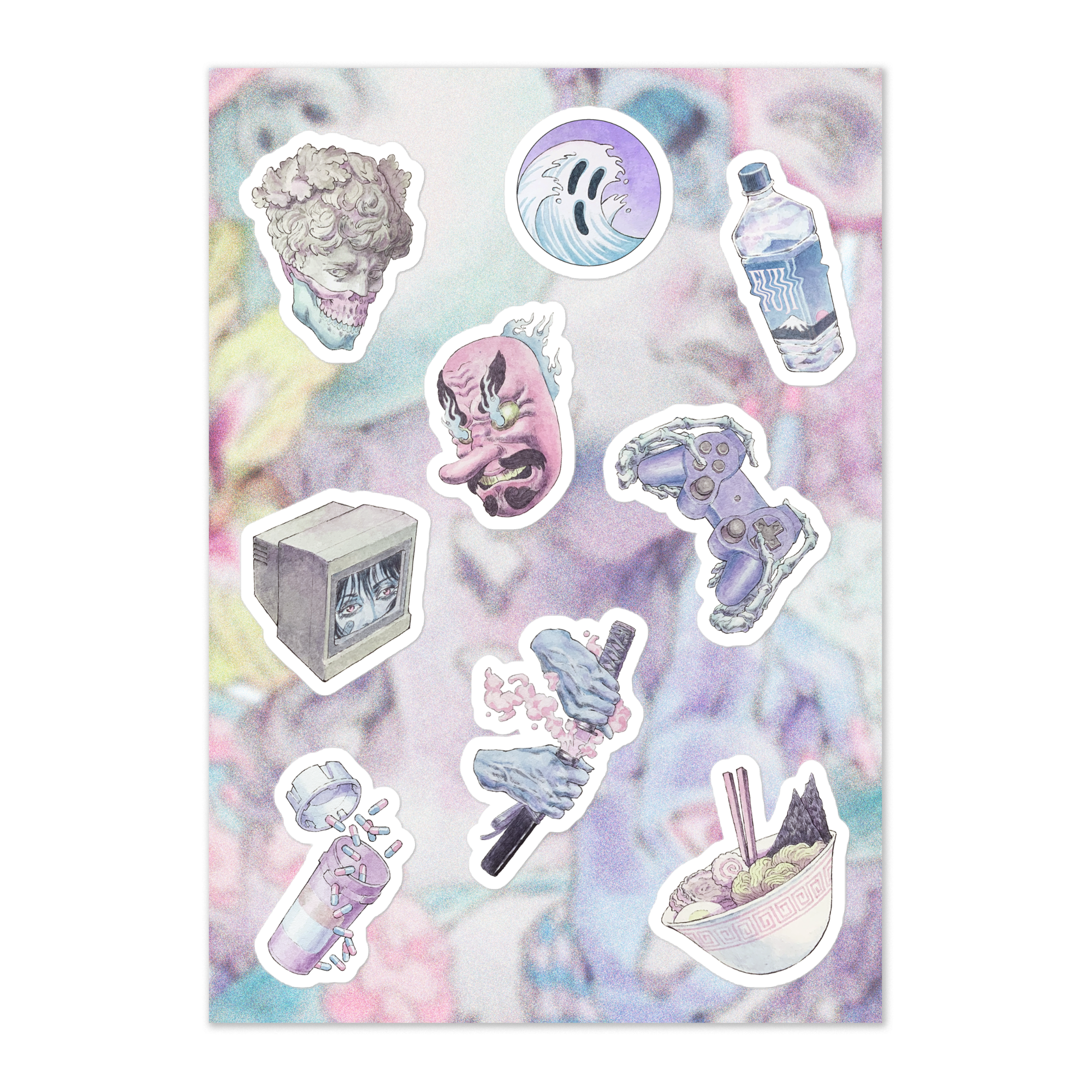 Beachghost Sticker Sheet