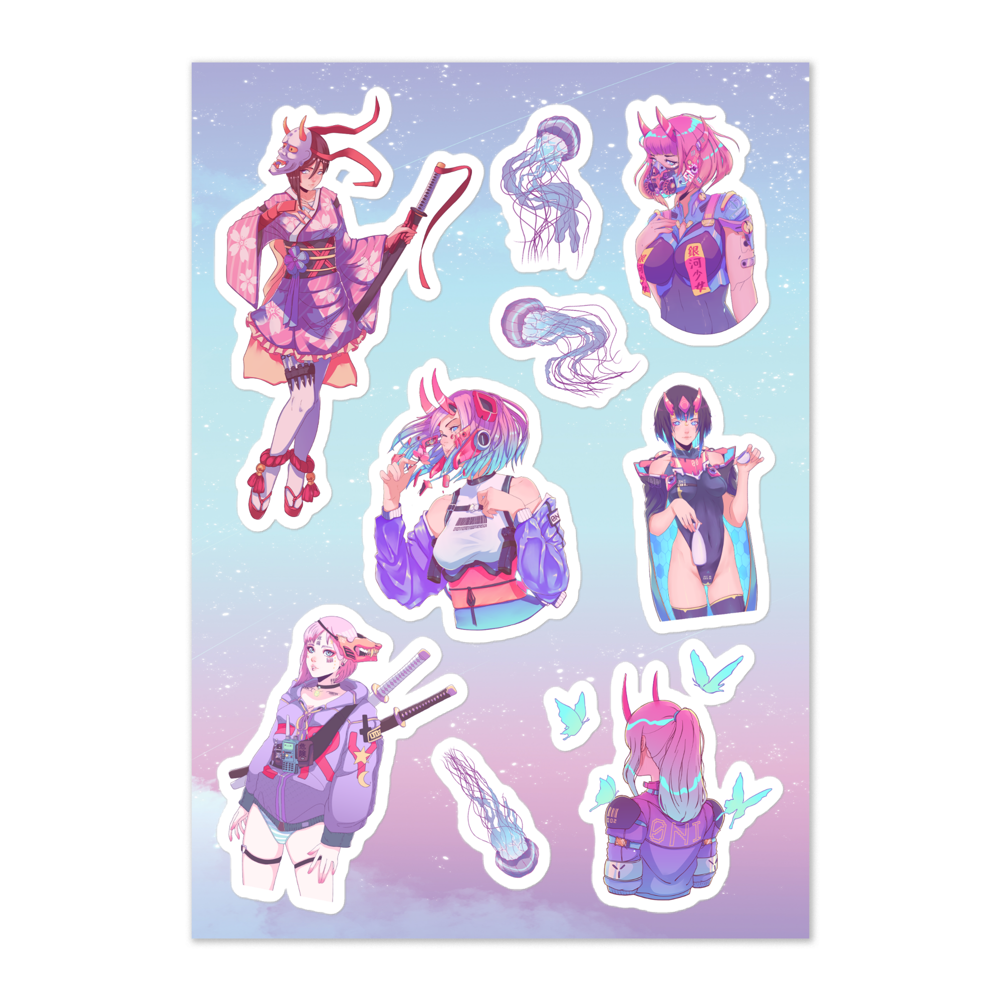 Legion Trash Art Sticker Sheet