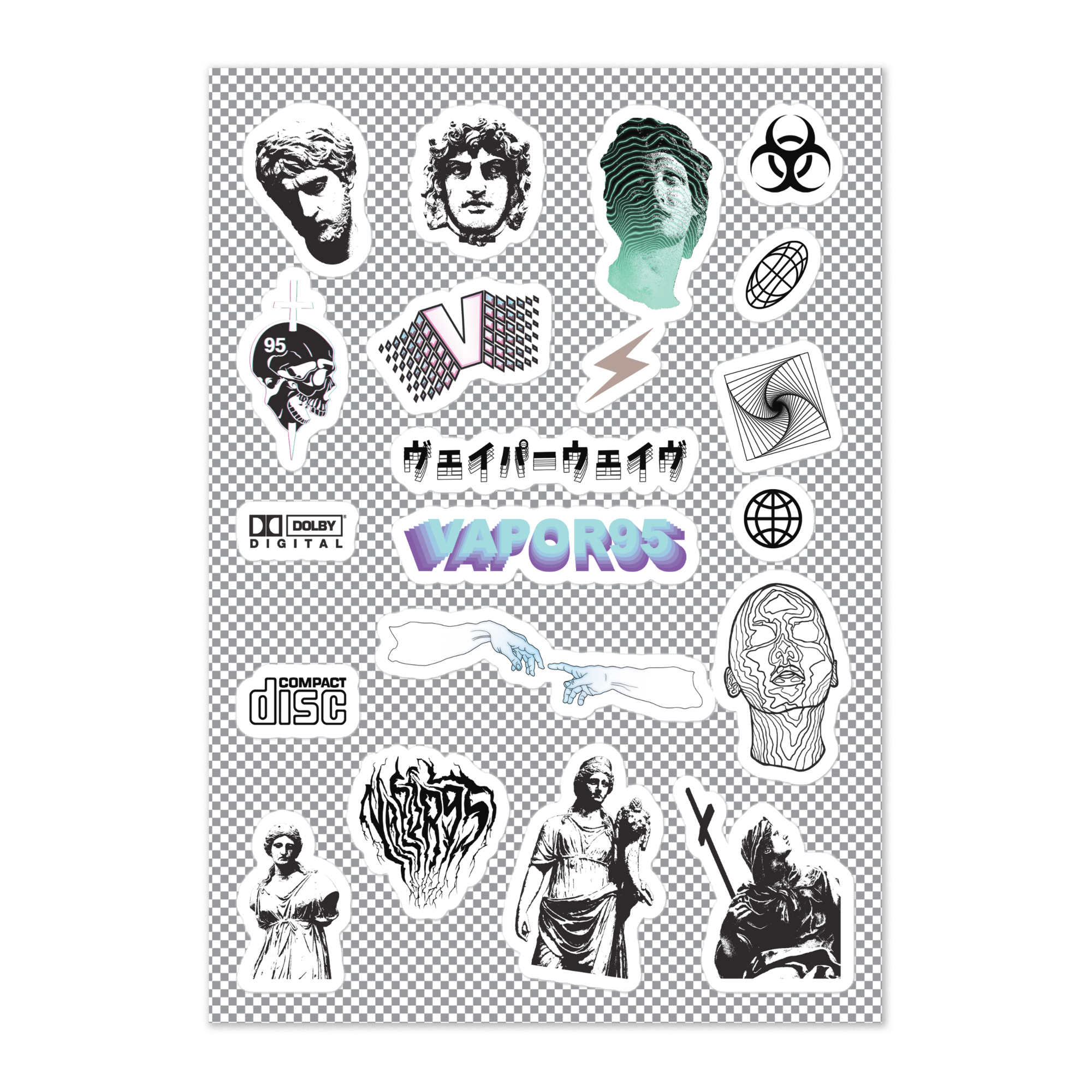 Heavy Aesthetic Sticker Sheet