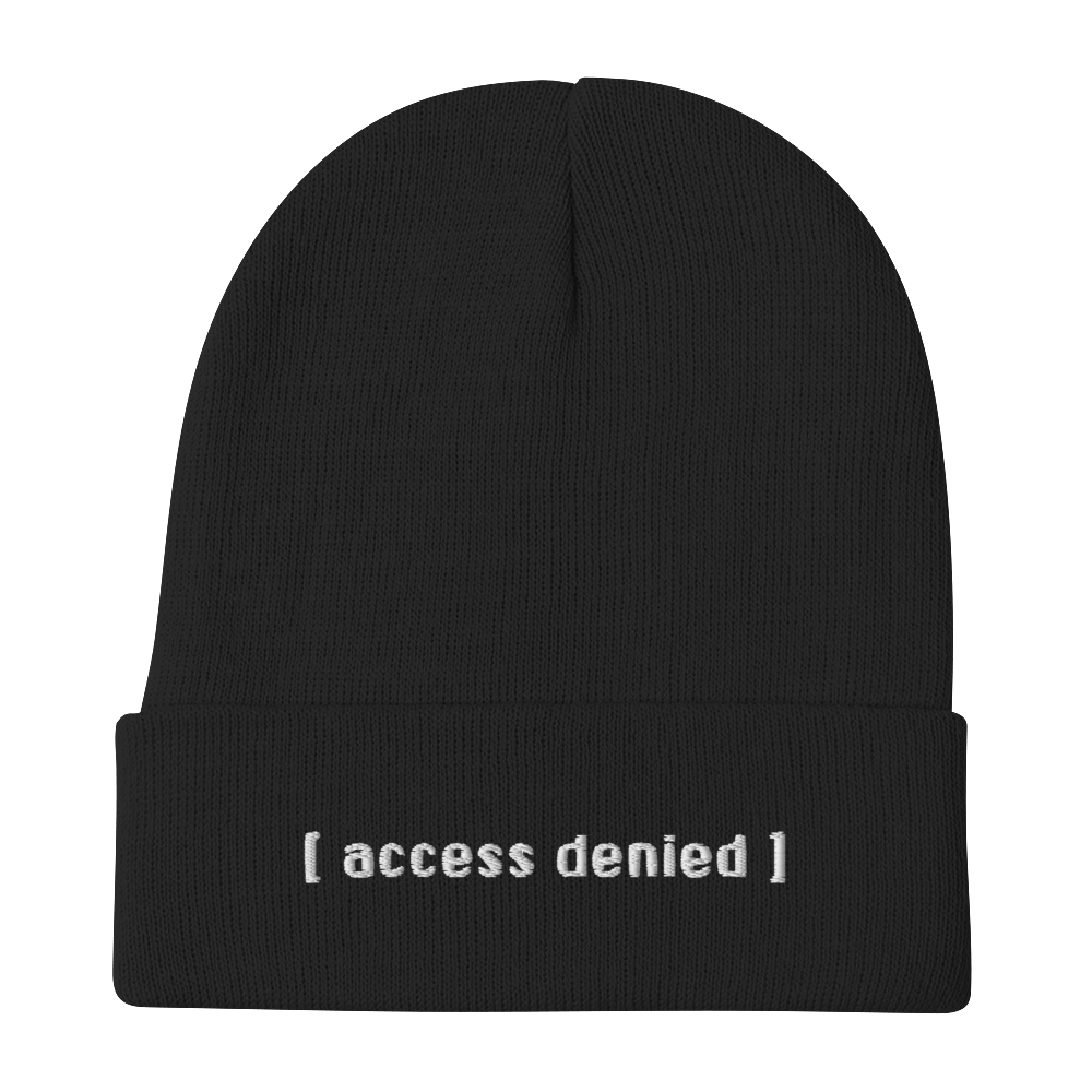 Access Denied Beanie