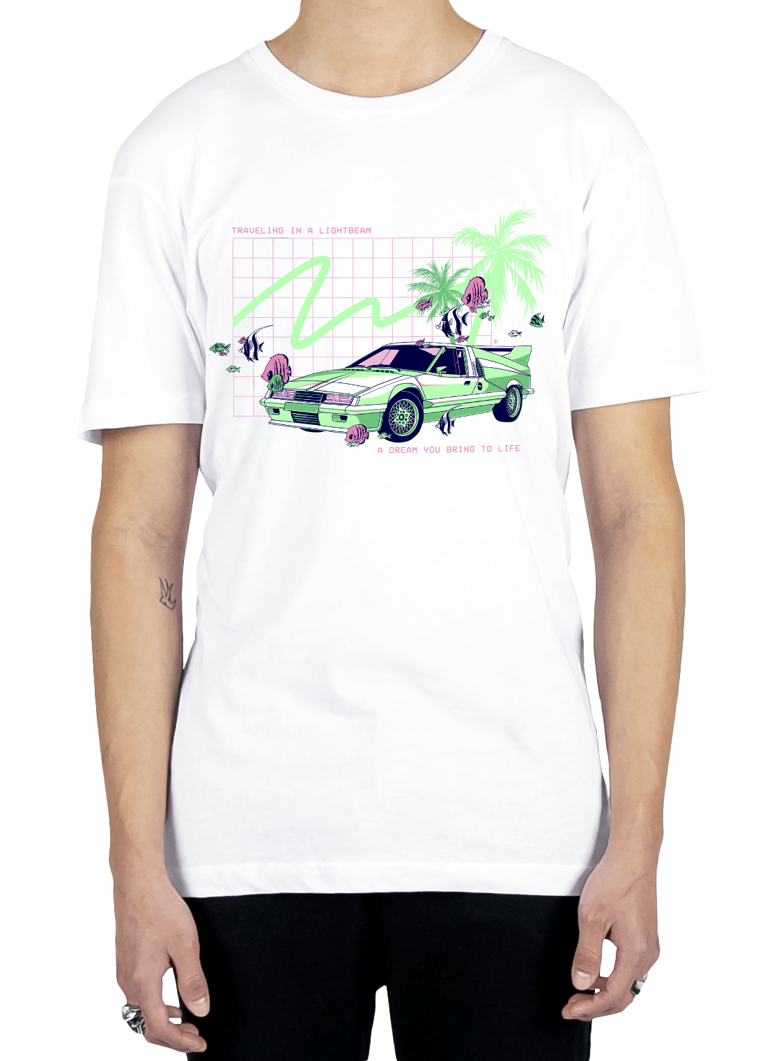 Lightbeam Travel Tee Graphic Tee Vapor95