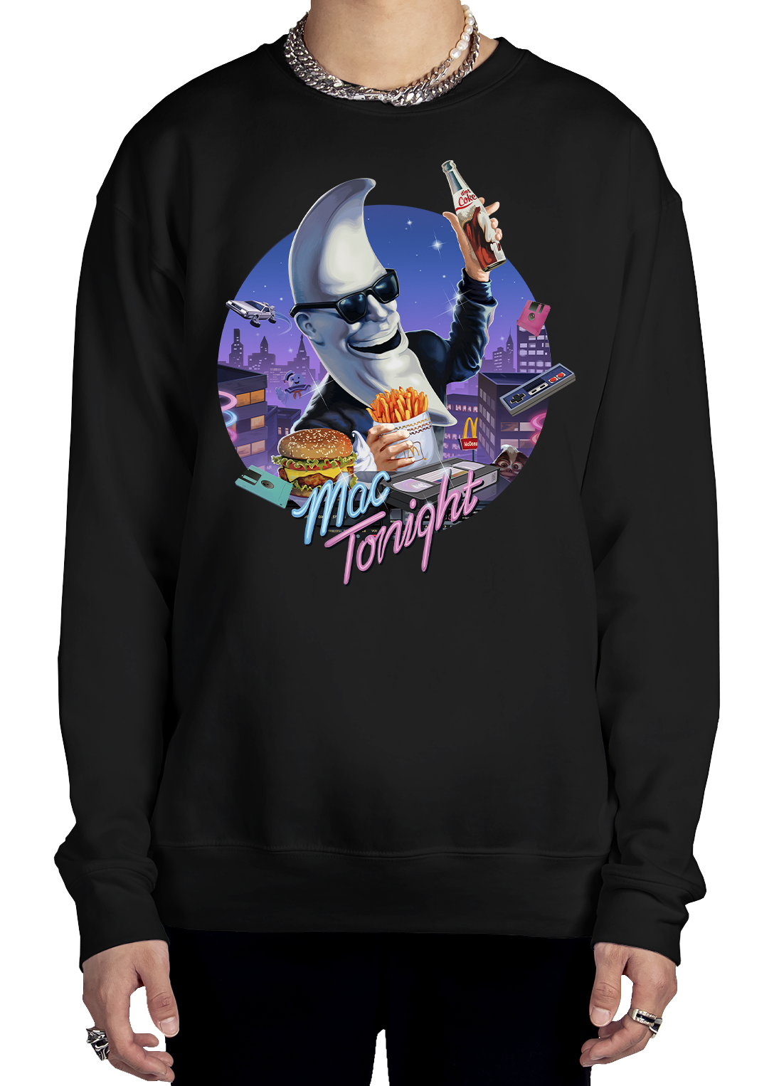 Mac Tonight Sweatshirt Graphic Sweatshirt Vapor95