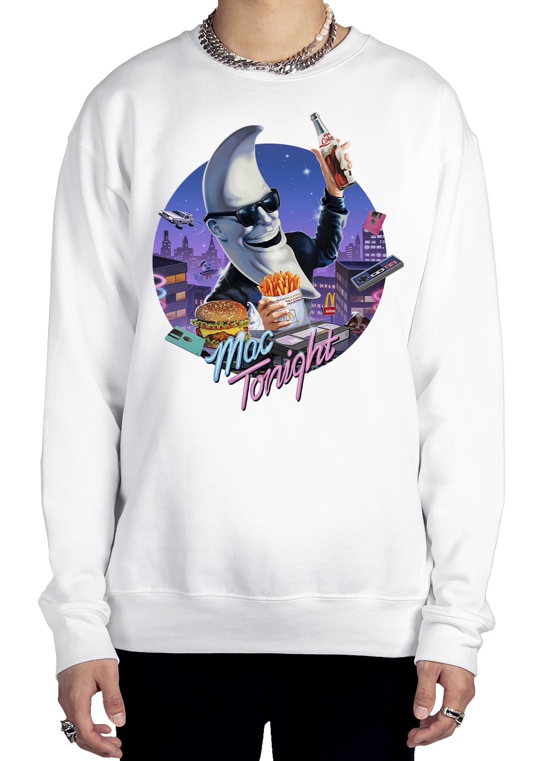 Mac Tonight Sweatshirt Graphic Sweatshirt Vapor95