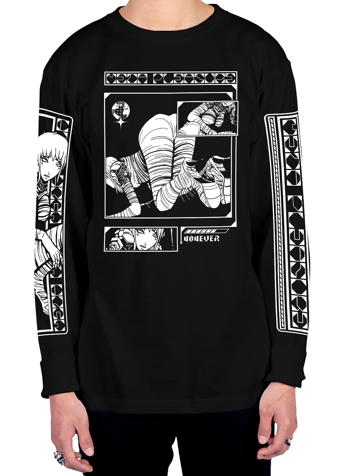 Meta Pleasure Long Sleeve Tee Long Sleeve Graphic Tee DTG 