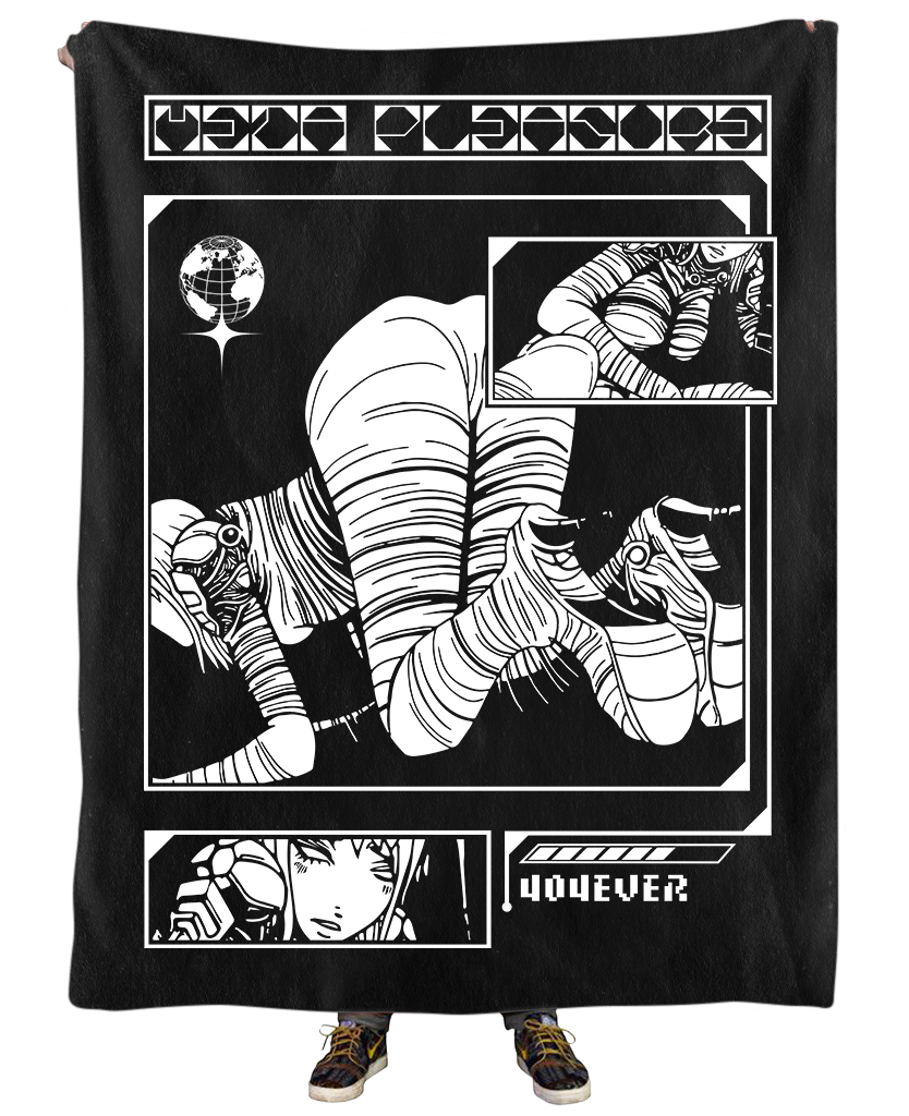 Meta Pleasure Blanket Blanket T6 50" x 60" Microfleece Black