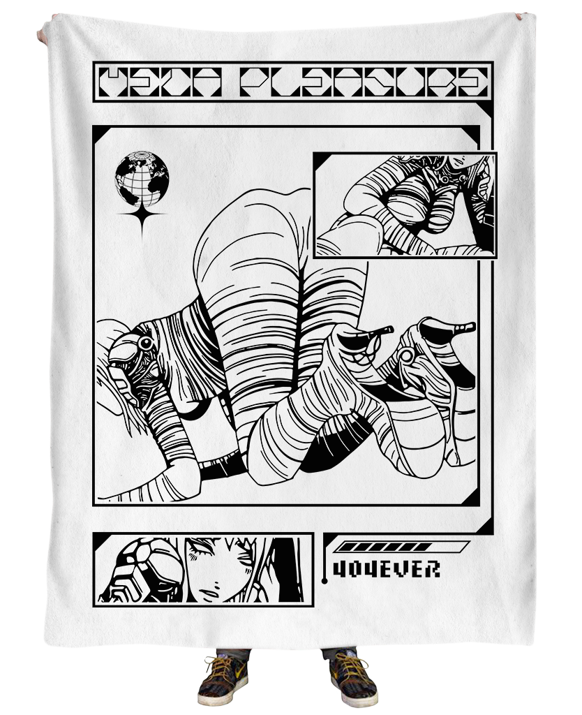 Meta Pleasure Blanket Blanket T6 50" x 60" Microfleece White