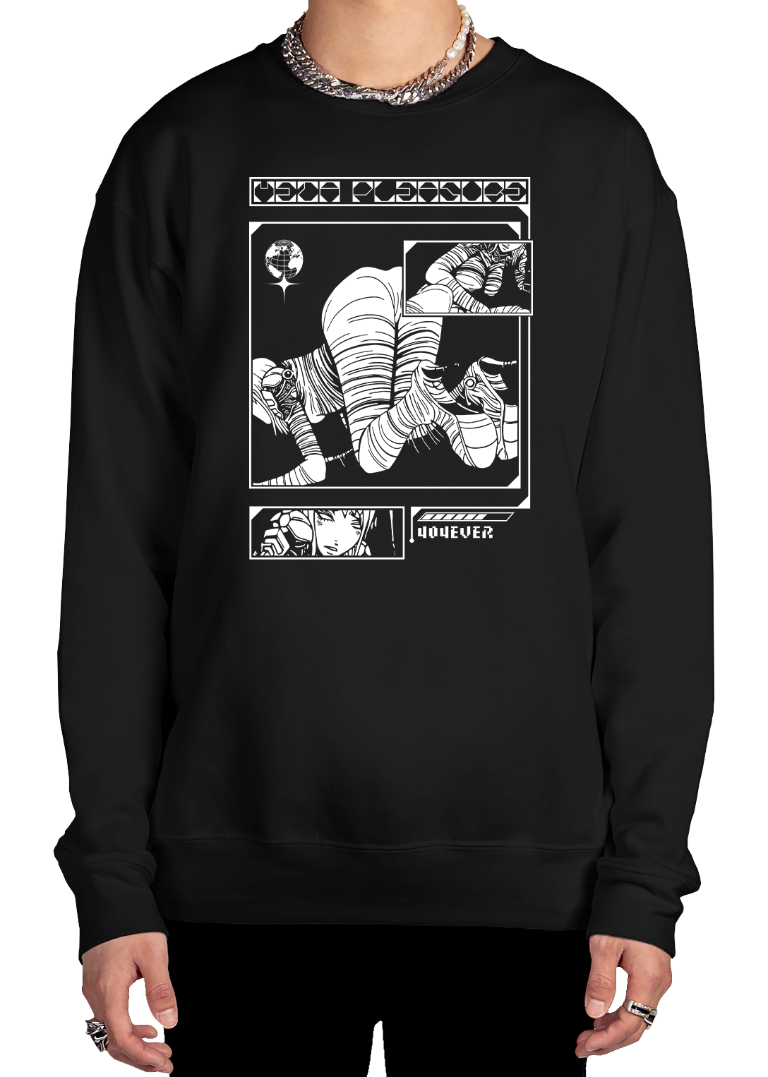 Meta Pleasure Sweatshirt Graphic Sweatshirt DTG 