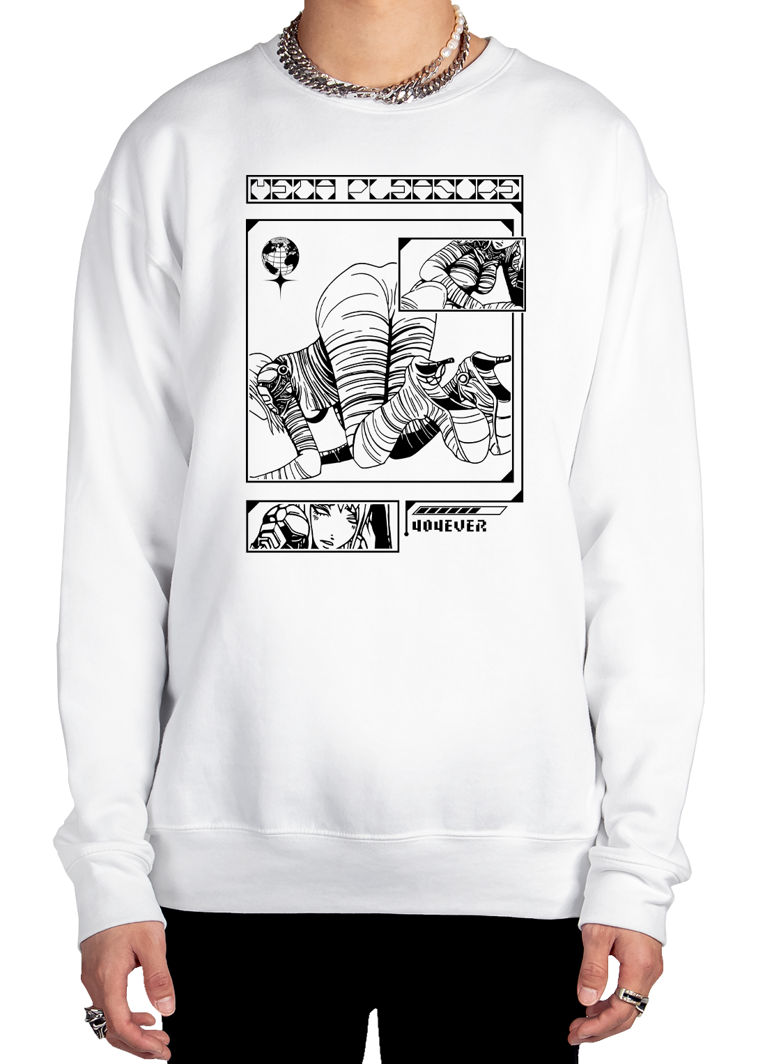 Meta Pleasure Sweatshirt Graphic Sweatshirt DTG 