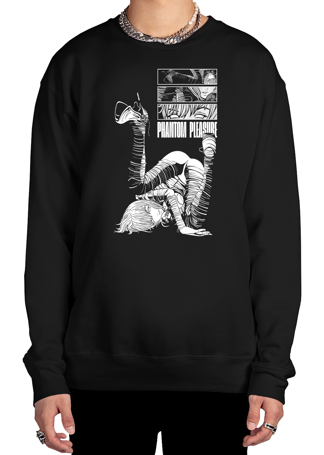 Phantom Pleasure Sweatshirt Graphic Sweatshirt DTG 