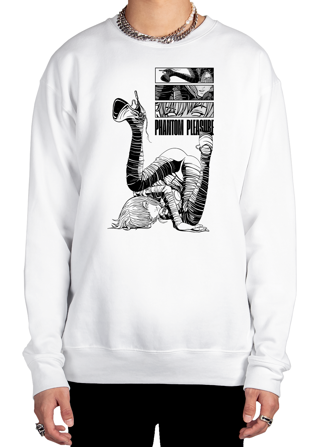 Phantom Pleasure Sweatshirt Graphic Sweatshirt DTG 