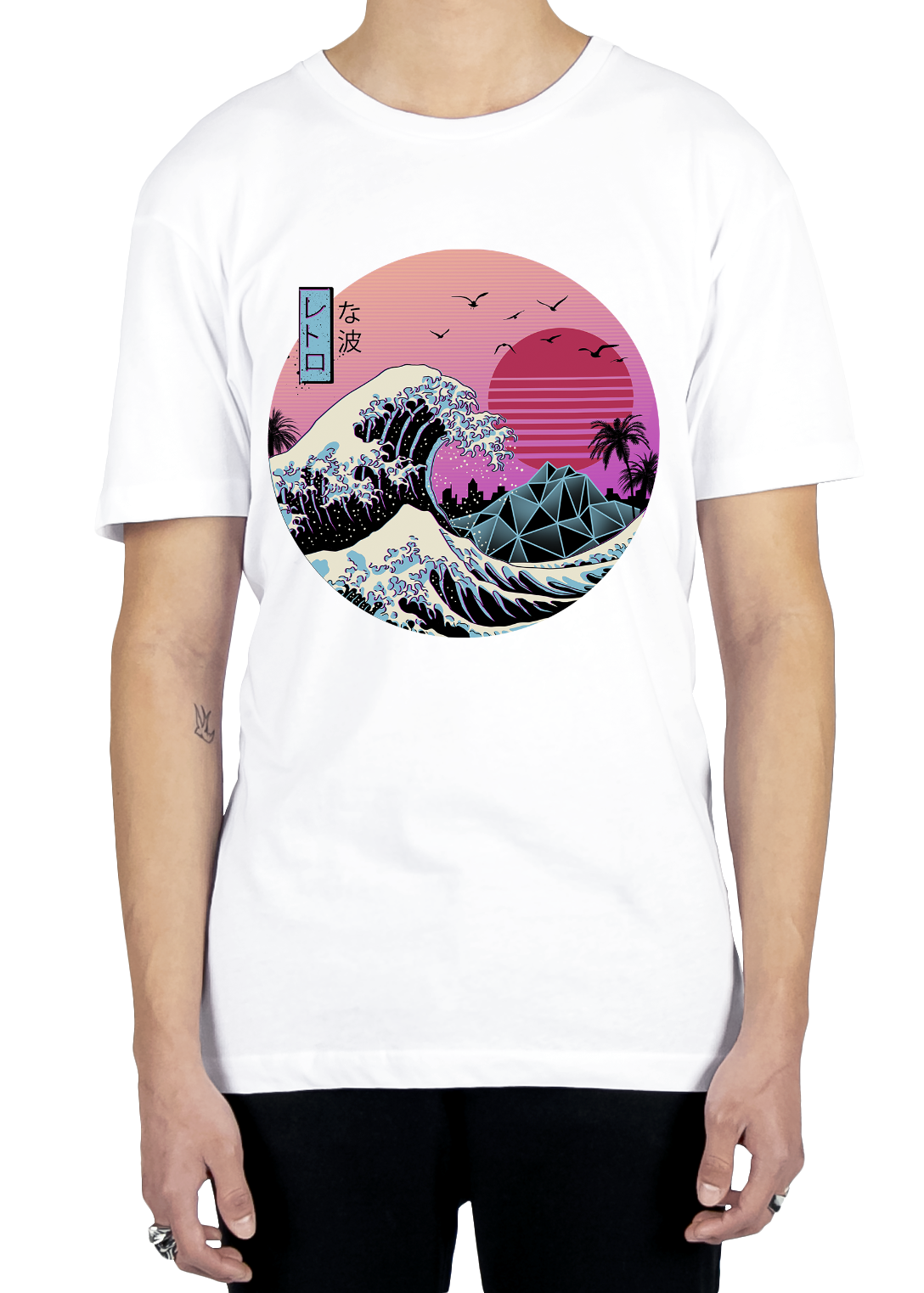 Retro Wave Tee Graphic Tee Vapor95