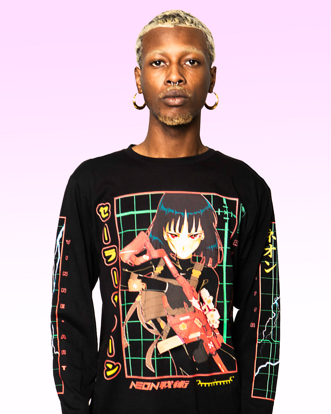 Sailor Saturn Long Sleeve Tee