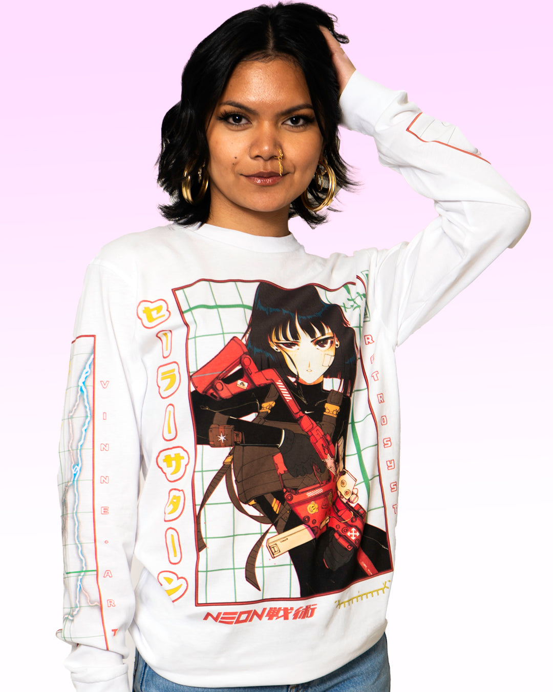 Sailor Saturn Long Sleeve Tee