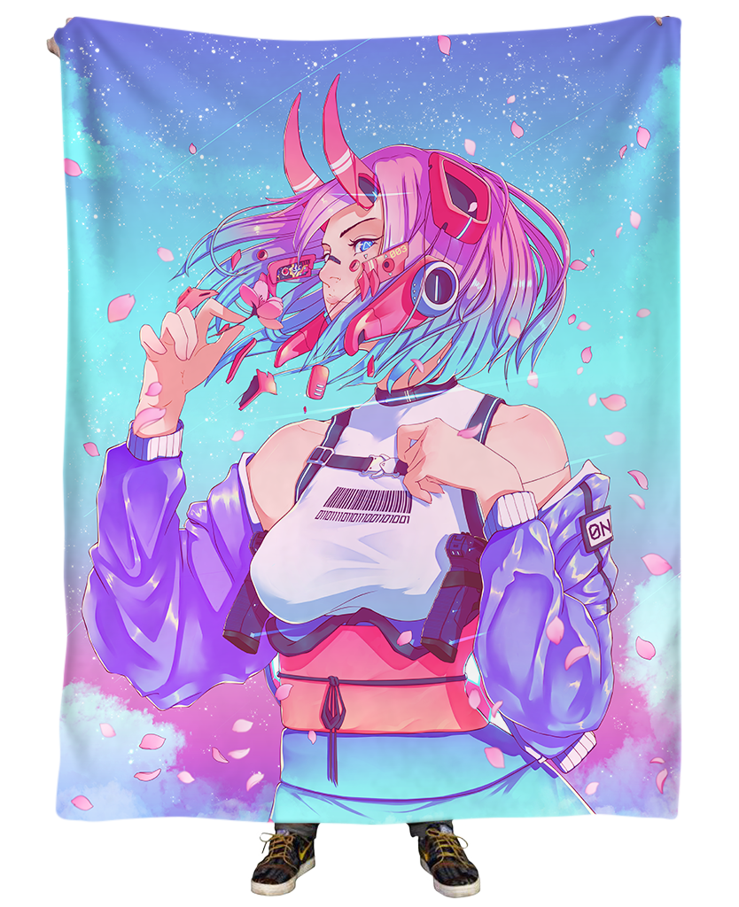 Sakura Oni Blanket Blanket T6