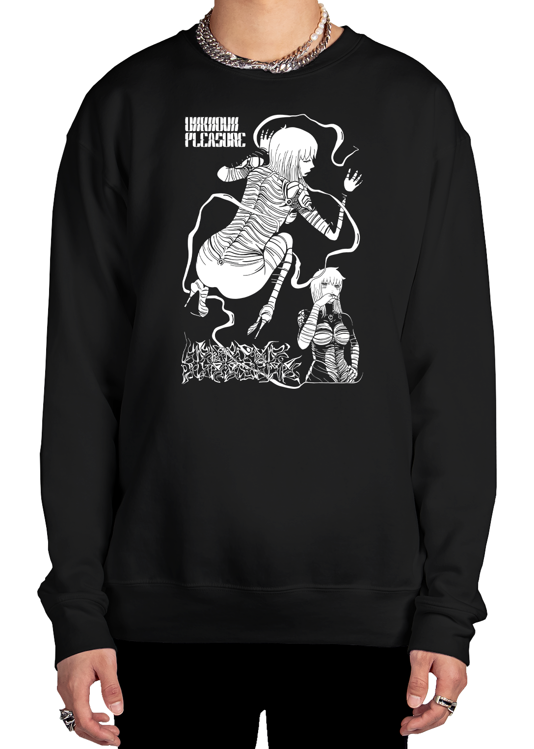 Unknown Pleasure Sweatshirt Graphic Sweatshirt DTG 