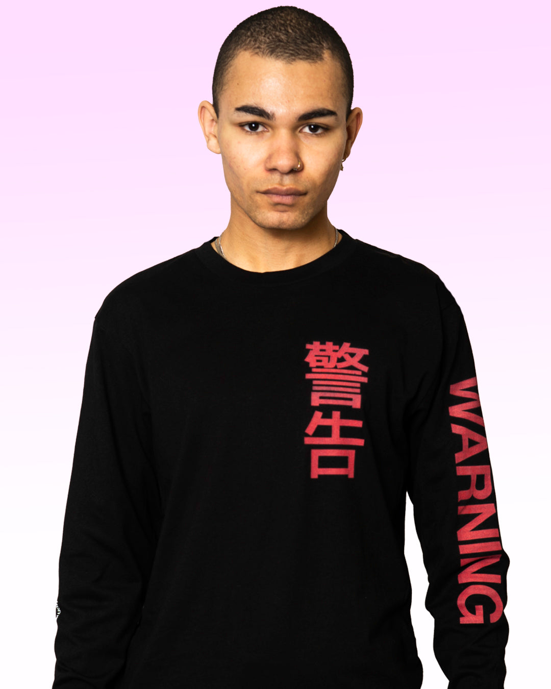 WARNING! Long Sleeve Tee